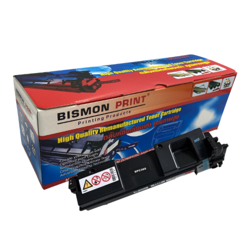 ตลับหมึกเทียบเท่า Toner Cartridge Compatible Ricoh SPC360S Black, SPC360S Remanufactured